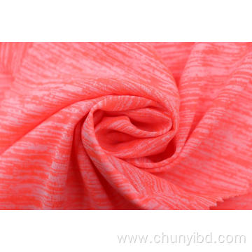 100% Polyester Stretch Single Side Jersey Fabric